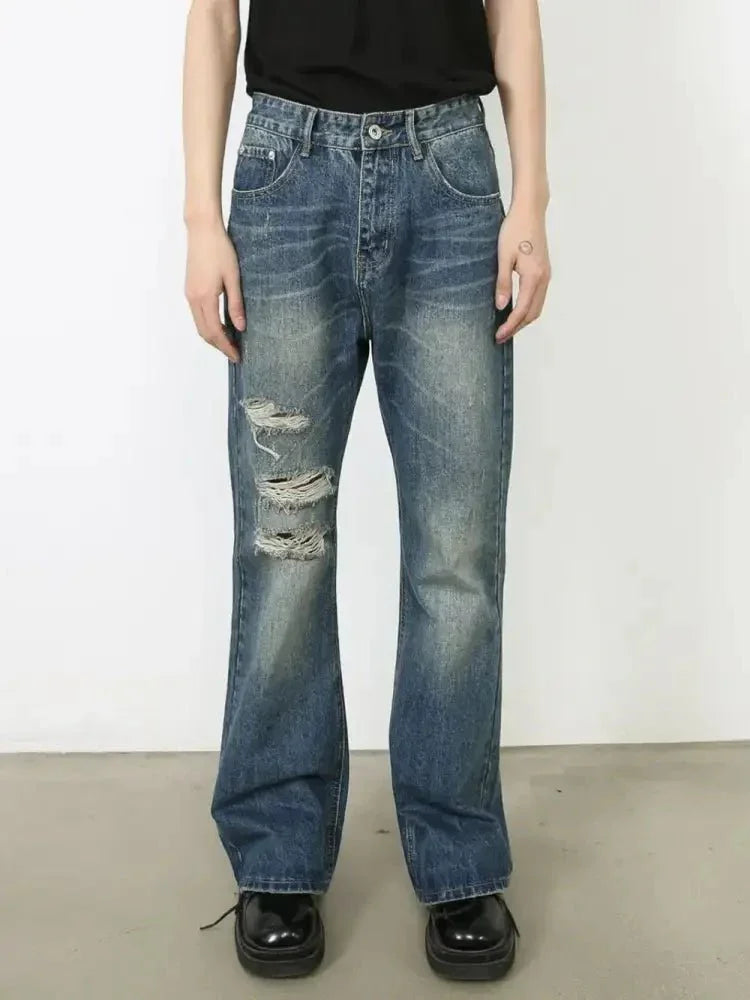 Men's Distressed Jeans with Pockets - Update AvenueTrendsi100400071621142100400071621142Men's Distressed Jeans with PocketsMedium