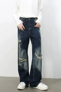 Men's Distressed Jeans with Pockets - Update AvenueTrendsi100400577061297100400577061297Men's Distressed Jeans with PocketsDark