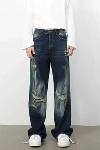 Men's Distressed Jeans with Pockets - Update AvenueTrendsi100400577061297100400577061297Men's Distressed Jeans with PocketsDark