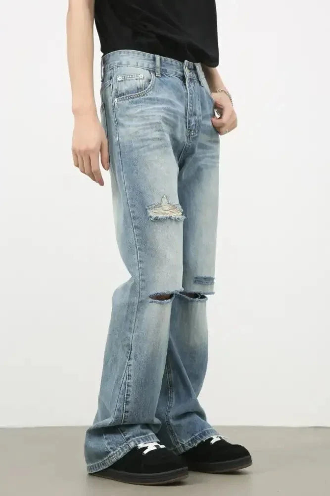 Men's Distressed Jeans - Update AvenueTrendsi100400101813126100400101813126Men's Distressed JeansMedium