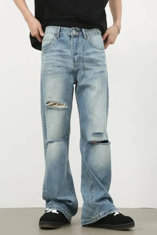 Men's Distressed Jeans - Update AvenueTrendsi100400101813126100400101813126Men's Distressed JeansMedium