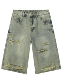 Men's Distressed Loose Denim Shorts - Update AvenueTrendsi100400875141898100400875141898Men's Distressed Loose Denim ShortsMedium
