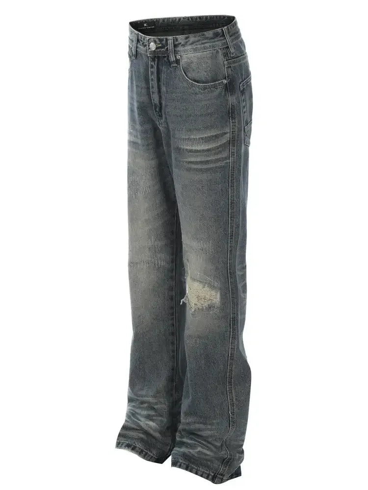 Men's Distressed Loose Fit Jeans