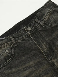 Men's Distressed Loose Fit Jeans - Update AvenueTrendsi100400935225748100400935225748Men's Distressed Loose Fit JeansNostalgic Washed Black