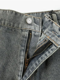 Men's Distressed Oversized Wide Leg Jeans