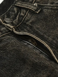 Men's Distressed Straight Leg Jeans