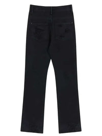 Men's Distressed Straight Leg Jeans