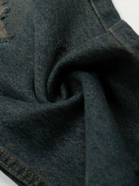 Men's Distressed Vintage Straight Leg Jeans