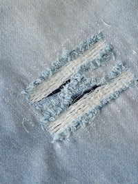 Men's Distressed Wide Leg Jeans