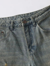 Men's Distressed Wide Leg Jeans - Update AvenueTrendsi100400170863974100400170863974Men's Distressed Wide Leg JeansVintage Blue