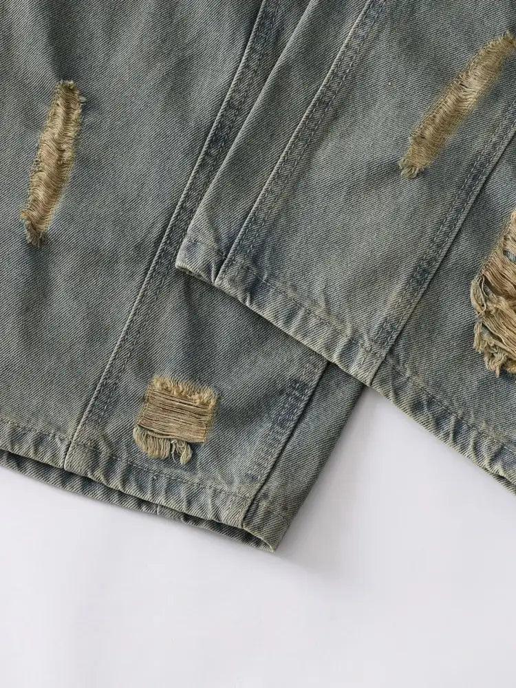 Men's Distressed Wide Leg Jeans - Update AvenueTrendsi100400170863974100400170863974Men's Distressed Wide Leg JeansVintage Blue
