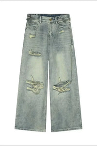 Men's Distressed Wide Leg Jeans - Update AvenueTrendsi100400682931635100400682931635Men's Distressed Wide Leg JeansLight