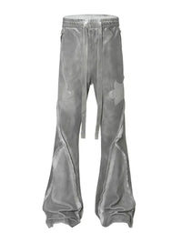 Men's Drawstring Flare Jeans