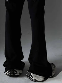 Men's Drawstring Flare Jeans