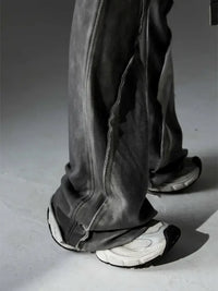 Men's Drawstring Flare Jeans