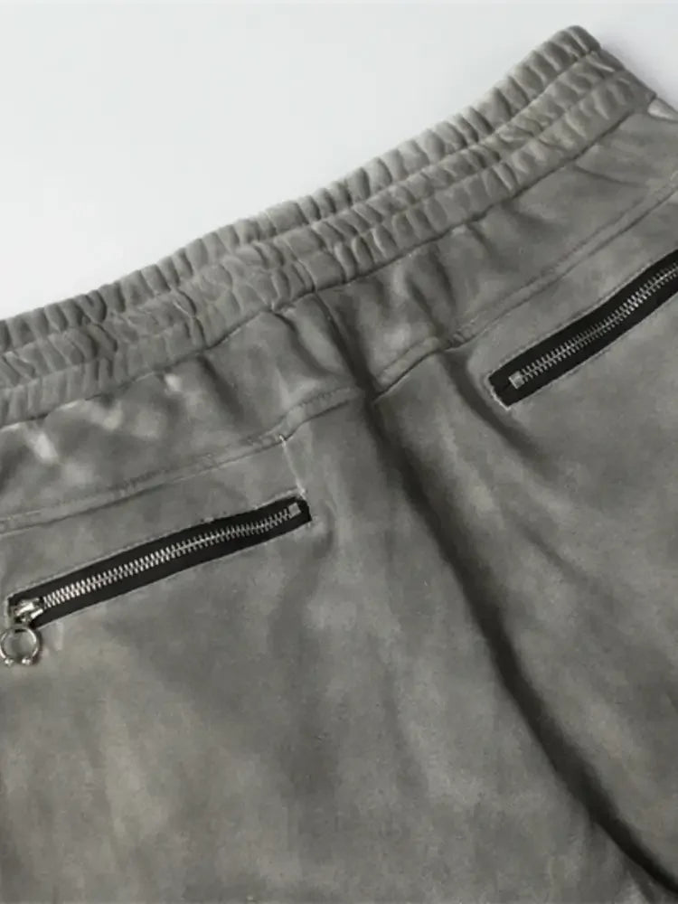 Men's Drawstring Flare Jeans