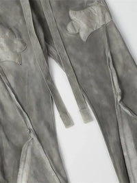 Men's Drawstring Flare Jeans