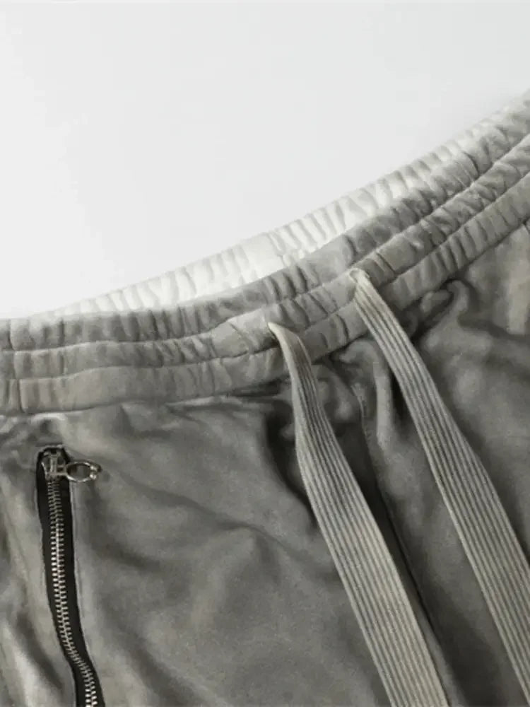 Men's Drawstring Flare Jeans