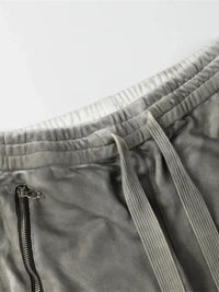 Men's Drawstring Flare Jeans