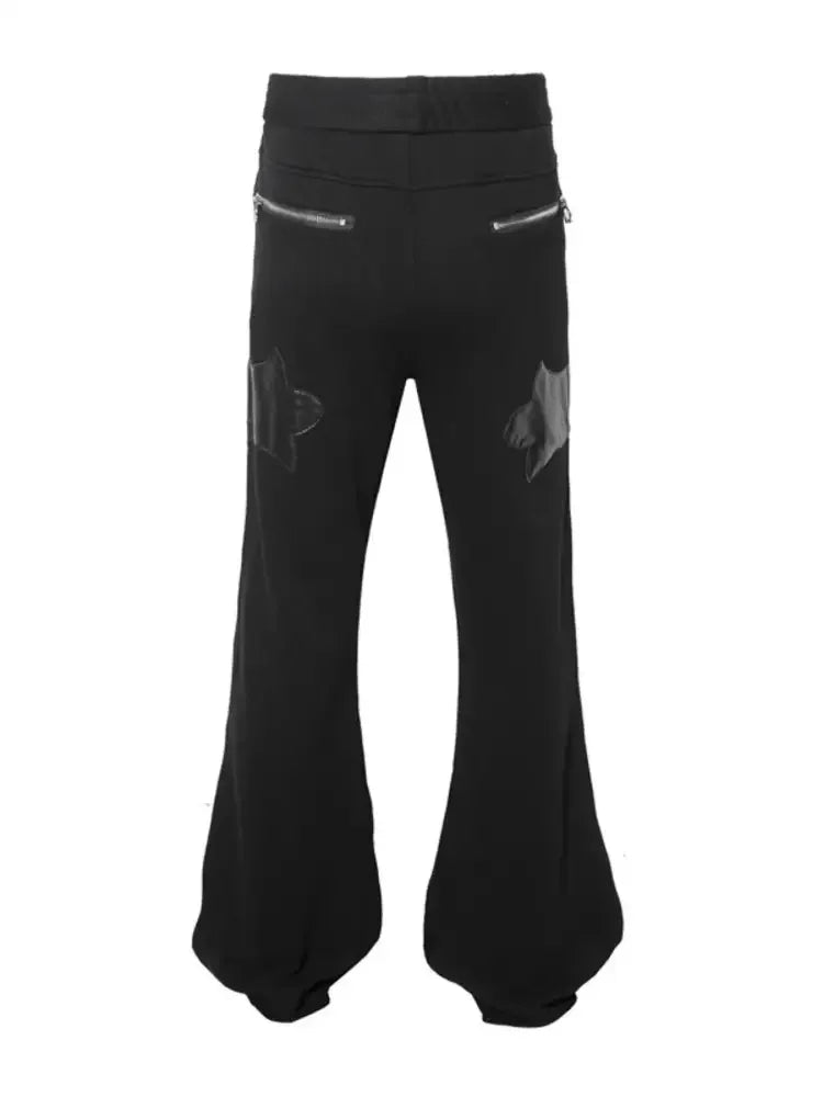 Men's Drawstring Flare Jeans