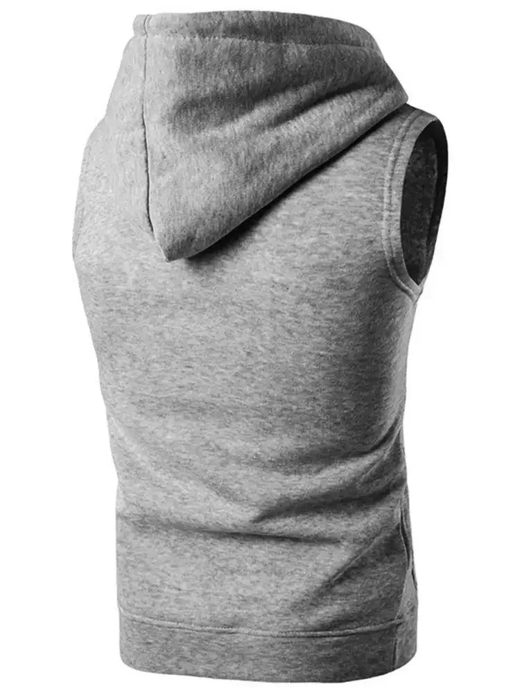 Men's Drawstring Hooded Tank - Update AvenueTrendsi100400616918320100400616918320203cf84558d8441cbf484042ef04e235 - Max - OriginLight Gray