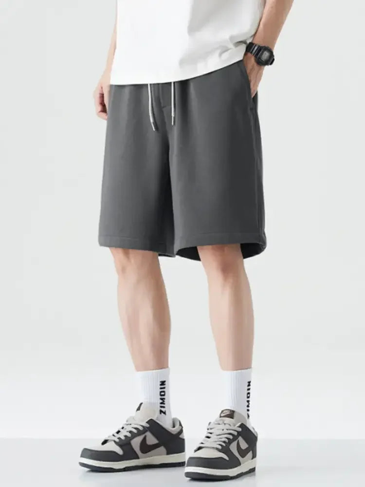 Men's Drawstring Wide Leg Shorts