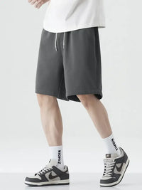 Men's Drawstring Wide Leg Shorts