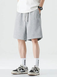 Men's Drawstring Wide Leg Shorts