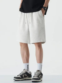 Men's Drawstring Wide Leg Shorts
