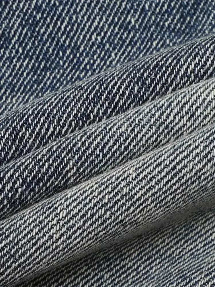 Men's Frayed Hem Jeans
