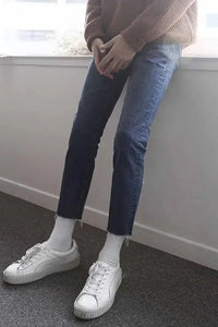 Men's Frayed Hem Skinny Jeans - Update AvenueTrendsi100400216190989100400216190989Men's Frayed Hem Skinny JeansMedium