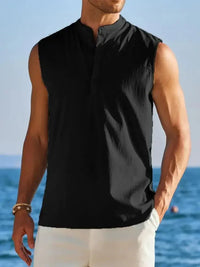 Men's Full Size Button Detail Tank Plus Size - Update AvenueTrendsi10040051135344510040051135344515178b48 - 839e - 4290 - a9f8 - 58f293abb437 - MaxBlack
