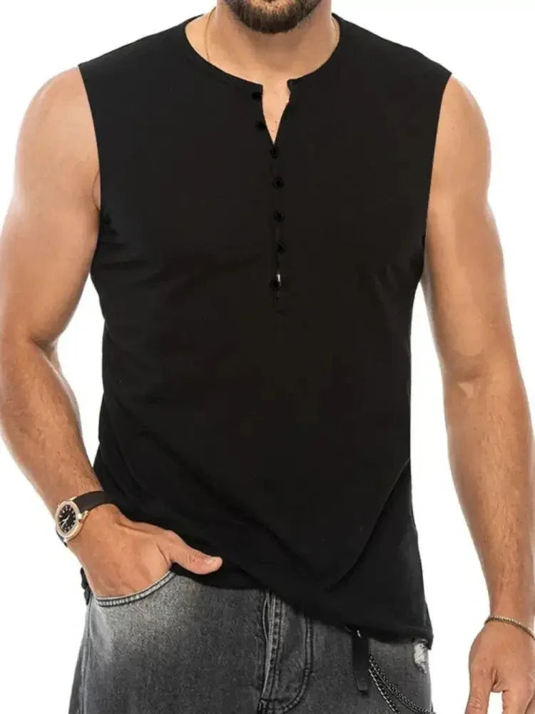 Men's Full Size Button Detail Tank Plus Size - Update AvenueTrendsi100400805708980100400805708980a653e365 - b332 - 4b5d - 92c8 - e958894623f1 - MaxBlack