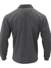 Men's Full Size Button Up Long Sleeve Jacket Plus Size