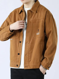 Men's Full Size Button Up Long Sleeve Shacket Plus Size