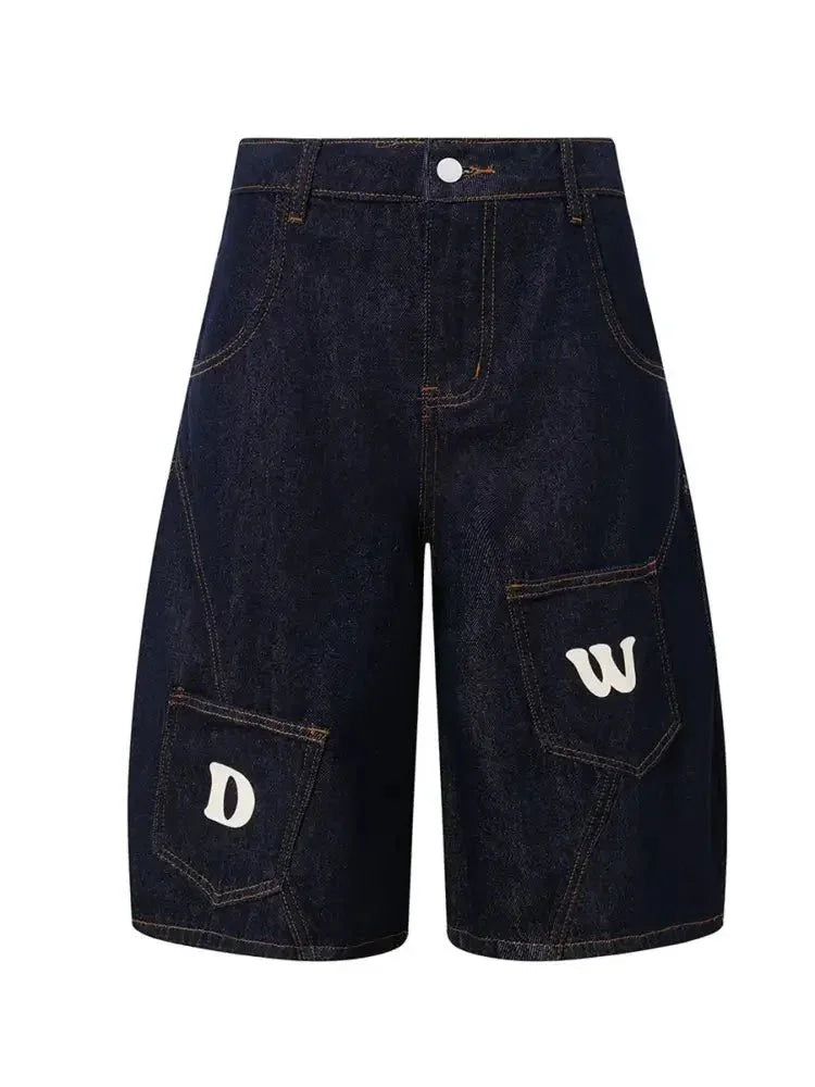 Men's Full Size Denim Shorts with Letter Patches Plus Size - Update AvenueTrendsi100400448083639100400448083639Men's Full Size Denim Shorts with Letter Patches Plus SizeBlue