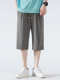 Men's Full Size Drawstring Shorts with Pockets Plus Size