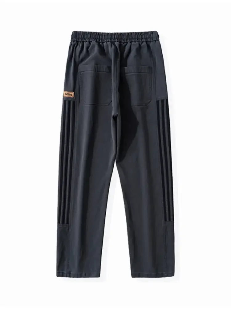Men's Full Size Drawstring Wide Leg Pants Plus Size
