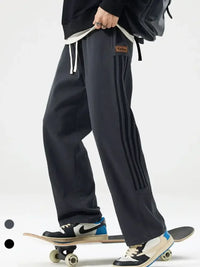 Men's Full Size Drawstring Wide Leg Pants Plus Size