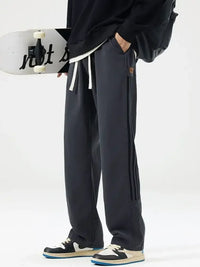 Men's Full Size Drawstring Wide Leg Pants Plus Size