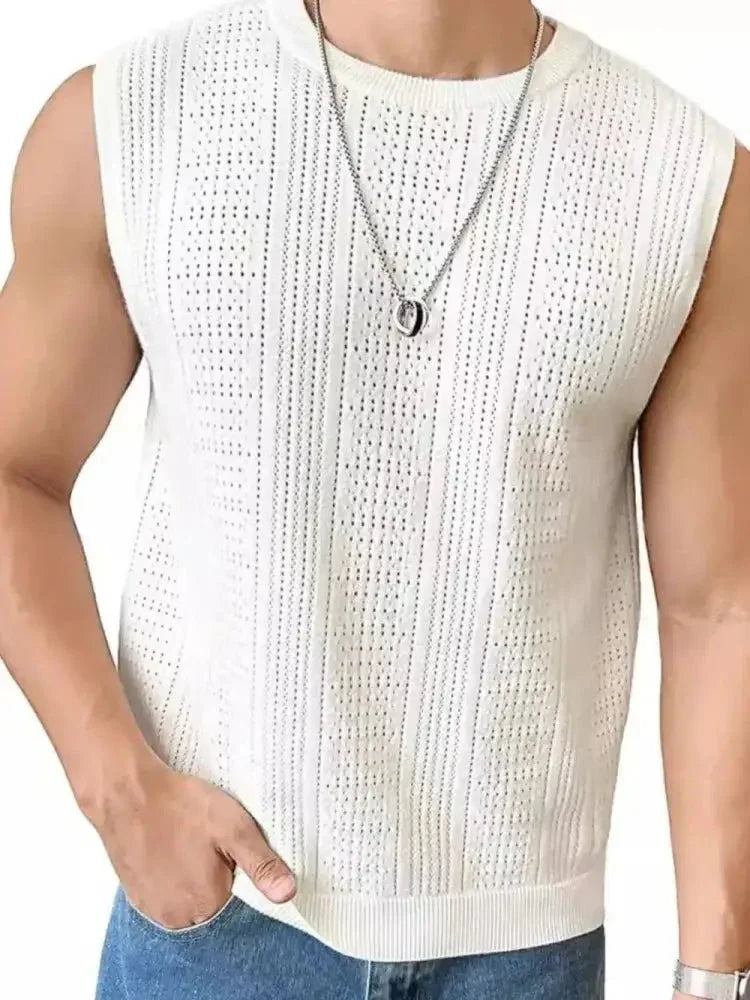 Men's Full Size Eyelet Round Neck Tank Plus Size - Update AvenueTrendsi100400644215555100400644215555da5d6d55 - bce5 - 4059 - 8d4a - 1552c01cde5e - MaxWhite