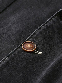 Men's Full Size Lapel Collar Long Sleeve Blazer Plus Size