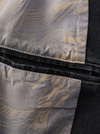 Men's Full Size Lapel Collar Long Sleeve Blazer Plus Size