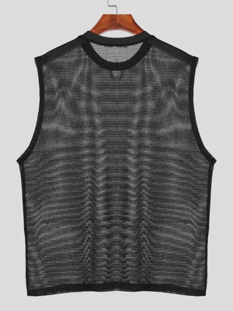 Men's Full Size Openwork Round Neck Tank Plus Size - Update AvenueTrendsi1004000993614691004000993614694b8e7b69 - 8d58 - 4d9e - 9cb7 - 68813477c9cf - MaxBlack