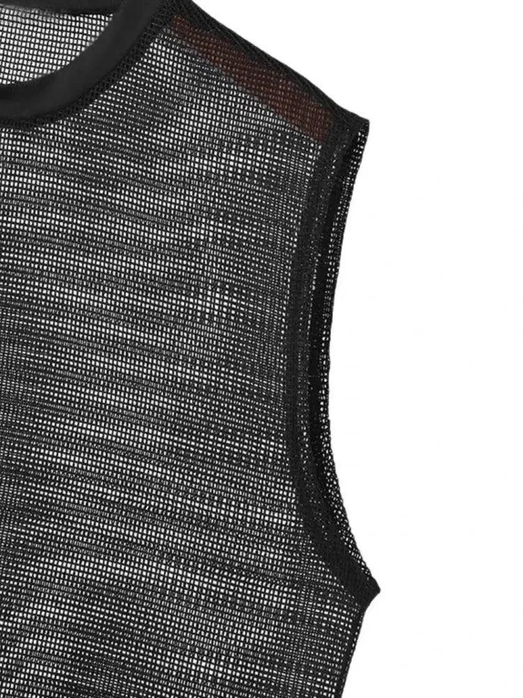 Men's Full Size Openwork Round Neck Tank Plus Size - Update AvenueTrendsi1004000993614691004000993614694336b945 - d726 - 4c53 - 9ede - 27056dcb6c1a - MaxBlack