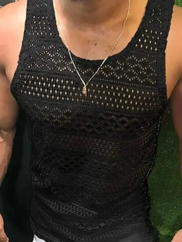 Men's Full Size Openwork Round Neck Tank Plus Size - Update AvenueTrendsi10040046741013610040046741013673074ea5 - 2394 - 4dac - 8f7c - 37f97c024ecf - MaxBlack