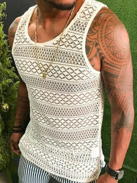 Men's Full Size Openwork Round Neck Tank Plus Size - Update AvenueTrendsi1004004674151421004004674151423460b303 - c8fb - 4108 - afb4 - 3c79fd4fd3e4 - MaxIvory