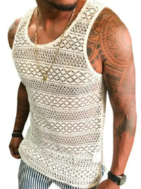 Men's Full Size Openwork Round Neck Tank Plus Size - Update AvenueTrendsi100400467415142100400467415142029b2306 - d58a - 4632 - b062 - 76d8d04ab899 - MaxIvory