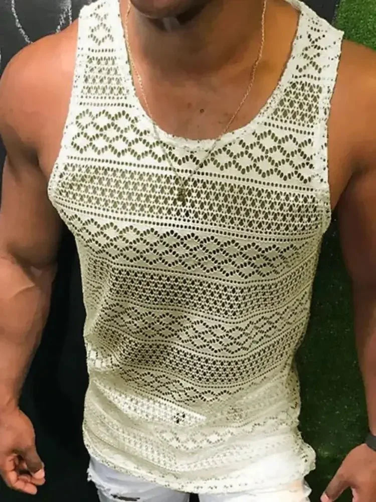 Men's Full Size Openwork Round Neck Tank Plus Size - Update AvenueTrendsi100400467417511100400467417511d3e575db - d481 - 4b62 - 9d5e - cf95fcc0e9c0 - MaxCream