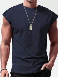 Men's Full Size Round Neck Cap Sleeve Tank Plus Size - Update AvenueTrendsi10040048337210010040048337210036e2cca0 - aa52 - 4404 - b0c9 - 4520b13cc90d - MaxNavy